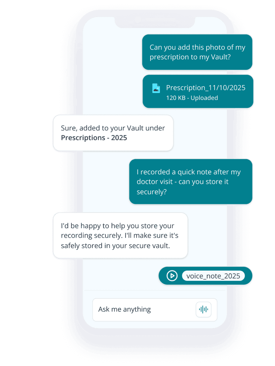 Trusted sharing - illustration showing Share only what you choose